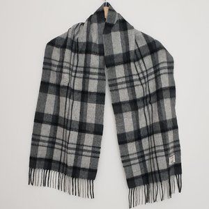 Edinburgh 100% lambswool plaid scarf